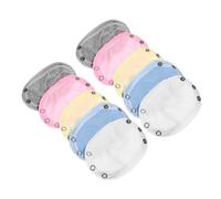 DEARMAMY Lot De 10 Extensions De Robe Pour Bébé Barboteuse Longue Entrejambe Pour Extensions Boutons-Pression Manches Pour Nouveau-Né Tenue Unisexe Combinaison Premiers Pas En