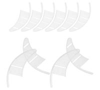 DEARMAMY Lot de 10 Manchons de Protection pour Lames de Hachoir à Viande Protège-Lames Légers en Plastique Blanc Accessoires Cuisine Sûrs et Portables pour Usage Professionnel et