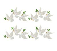 DEARMAMY Lot de 12 Broches Oiseau de la Paix en Alliage Plaqué Ornement Animal Mignon pour Vêtements Paquet à Dos Châles et Manteaux Accessoires Légers pour Femme Symbole Spirituel et