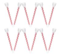 DEARMAMY Lot de 12 Buses de Calfeutrage en Plastique Mélangeur Statique Spiralé Applicateurs Réutilisables pour Mastic Époxy Dosage Précis pour Joints de Carrelage Outil Léger Bricolage