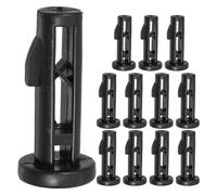 DEARMAMY Lot de 12 Goupilles de Charnière pour Couvercle de Poubelle 240 L Verrou Extérieur Résistant aux Intempéries Accessoires de Remplacement pour Poubelle Extérieure Maintenance