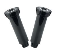 DEARMAMY Lot de 2 Arroseurs Escamotables Automatiques en Abs Noir 1/2 pour Pelouse, Tête D'arrosage Réglable à Angle Contrôlé, Système D'irrigation Enterré pour Jardin et Espace Vert