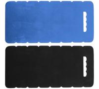 DEARMAMY Lot de 2 Coussins de Jardinage pour Genoux en Eva Souple, Antidérapants, Légers et Compacts, Bleu et Noir, Protège-Genoux Polyvalents pour Jardin, Yoga et Travaux Extérieurs