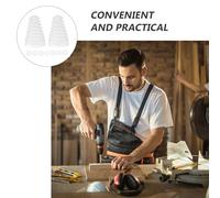 DEARMAMY Lot de 2 Couvercles en Silicone Anti-Poussière pour Perceuse Électrique Accessoires Résistants Blancs Compatibles Marteau Électrique Protection Poussière pour Usage Domestique