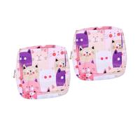 DEARMAMY Lot De 2 De Rangement pour Serviettes Hygiéniques pour Femmes Trousse De Toilette De Voyage Porte-Serviettes Hygiéniques Pochette pour Couches pour Bébé Hygiéniques