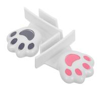 DEARMAMY Lot de 2 Dispositifs de Levage de Siège de Toilette en Abs, Lève-abattants Hygiéniques de Patte de Chat, Compatible Maison, Bureau et Lieux Publics, Accessoire Couleur Aléatoire