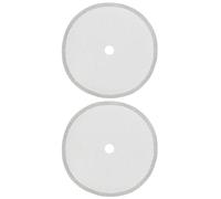 DEARMAMY Lot de 2 Filtres à Café Réutilisables en Maille Acier Inoxydable 304 Diamètre 10 CM Compatibles Presse Française et Cafetière à Piston Accessoires pour Préparation Café et Thé