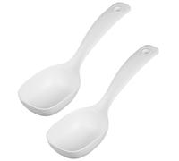 DEARMAMY Lot de 2 Grandes Louches à Soupe en Polypropylène Résistant Manches Longs Ergonomiques pour Buffet Cantine et Service Cuisine Professionnelle Cuillères pour Servir Soupe et