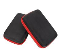 DEARMAMY Lot de 2 Housses de Rangement Portables en Eva pour Kalimba, Paquet Pratique et Résistant aux Chocs, Conteneur Léger Piano à Pouces, Pochette de Transport Compacte pour