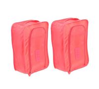DEARMAMY Lot de 2 Paquet à Chaussures de Voyage, Organisateur pour Baskets, Surface Lisse, Résistant à L’Eau, en Polyester, pour Rangement Quotidien et Valise