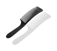 DEARMAMY Lot De 2 Peignes De Coiffeur Incurvés Pour Hommes Peignes De Coiffure Pour Séparation Coupe De Cheveux Peigne Plat Pour Coupe De Cheveux Professionnelle Peigne En Plastique