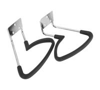 DEARMAMY Lot de 2 Pièces de Rechange pour Accoudoirs de Chaise de Bureau en Plastique Noir Anneaux de Fixation Robustes Visserie Incluse Compatible Chaises Pivotantes Accessoires