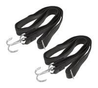 DEARMAMY Lot De 2 Sangles Élastiques pour Bagages De Vélo - Robustes en Acier Carbone Et Latex pour Une Fixation Sécurisée - Ajustement Universel pour Vélos Et