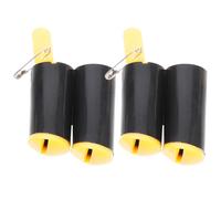 DEARMAMY Lot de 2 Sifflets à Pigeons Portables en Abs Ultra-légers, Sifflets D'entraînement Puissants et Compacts, Accessoires Professionnels pour Exercice de Pigeons, Couleur Aléatoire