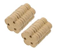 DEARMAMY Lot De 20 Blocs De Moxa Outil D'Entretien Gâteau D'Acupuncture Chinois Gâteaux D'Armoise En Forme De Fleur Gâteau D'Absinthe Gâteau De Thérapie Chauffante