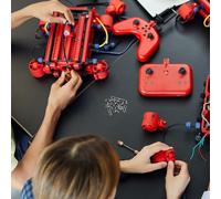 DEARMAMY Lot de 20 Micro-Interrupteurs Tactiles Momentané 6X5 MM Longues Pattes Blanches 2 Broches Rondes Bouton-Poussoir Marche/Arrêt pour Circuits Électroniques DIY et Plaques D’Essai