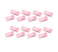 DEARMAMY Lot de 20 Serviettes Compressées Jetables Pure Coton, Compactes et Absorbantes, Couleur Rose, Serviettes de Voyage Pratiques pour Soins du Visage et Sorties en Plein Air