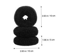 DEARMAMY Lot De 3 Chignons Pour Cheveux Humains Accessoires De Coiffure Chignons Donuts Pour Chignons Donuts Pour Chignons Filet Pour Chignons Donuts Pour Cheveux Résine