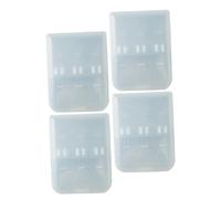 DEARMAMY Lot De 4 Boîtes De Rangement pour Brosses À Dents Portables Excel pour Adultes Et Enfants Étui De Rangement UV Compact avec Boîtes De Rangement en Plastique