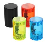 DEARMAMY Lot de 4 Hochets à Doigts Rythmique en Plastique pour Ukulélé Accessoires Percussion Multicolores Shakers Portables pour Guitare Mandoline et Banjo Instrument Musique Compact