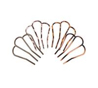 DEARMAMY Lot de 4 Peignes à Pince en Plastique Forme en U 4 Dents, Minimalistes et Faciles à Transporter, Accessoires Élégants pour Cheveux de Mariée en Voyage