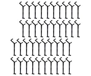 DEARMAMY Lot de 40 Écarteurs de Branches en Plastique Noir pour Arbres Fruitiers, Outils Flexibles de Modélisation pour Jardinage et Formation des Branches