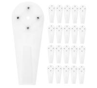 DEARMAMY Lot de 50 Crochets Muraux Invisibles sans Trace, Clous pour Cadre Photo, Crochet de Tableau sans Trace en Acier, Grand Modèle B, Support Mural pour Béton, à Suspendre Décorative