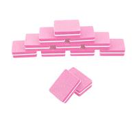 DEARMAMY Lot de 50 Mini à Ongles Sponge Blocs Polissoirs Outils de Nail Art Taille Portable pour Manucure et Voyage