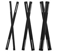DEARMAMY Lot de 6 Baguettes à Ongles en Cristal Outils à Cuticules Baguette de Mise Repousse-Cuticules Outils de Manucure Utilisation Polyvalente Accessoires de Manucure