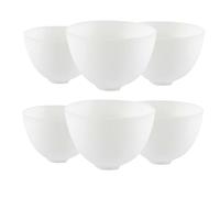 DEARMAMY Lot De 6 Bols Faciaux En Silicone Anti-chute, Taille Petit Moyen Grand, Bol Pour Masque Facial Diy, Usage Maison Et Salon De Beauté