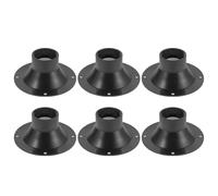 DEARMAMY Lot de 6 Pavillons en Plastique 95 MM pour Tweeter Audio Haute Fréquence Pavillon pour Système Audio Domestique et Scène Filetage 34 Cœurs Remplacement pour Haut-Parleur Home