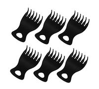 DEARMAMY Lot De 6 Peignes à Dents Larges En Plastique 6 Pcs Pour Hommes Coiffage Huile Rétro Multifonction Maison