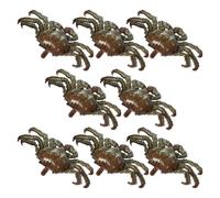 DEARMAMY Lot de 8 set de Ballons en Aluminium Crabe Royal Réalistes Décoration de Fête Marine Ballons Gonflables Animaux Marins pour Anniversaire et Événements Spéciaux