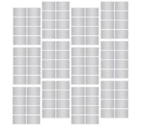 DEARMAMY Lot de 96 Autocollants Adhésifs Étanches Grand Format 75X50Mm Étiquettes Multifonctionnelles pour Bouteilles et Contenants Alimentaires Feuilles Autocollantes Résistantes pour