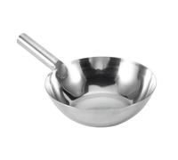DEARMAMY Louche à Eau Louche Plate en Acier Inoxydable Argenté, Grosse Capacité, Facile à Utiliser, pour Cuisines et Jardins