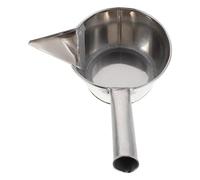 DEARMAMY Louche à Jointoyer en Acier Inoxydable 1 L avec Bec Verseur Précis Outil de Trempage pour Poterie et Céramique Louche Industrielle Polyvalente pour Barbotine Usage Atelier et