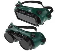 DEARMAMY Lunettes de Protection pour Soudure à Double Rabat, 2 Pièces