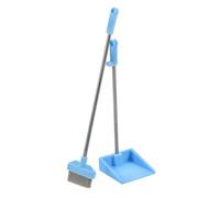 DEARMAMY Maison de Poupée Balai et Pelle Miniatures Bleus Accessoires de Décoration Réalistes et Durables pour Scènes Miniatures