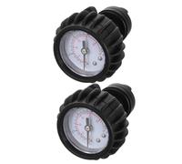 DEARMAMY Manomètre de Pression pour Kayak et Planche de Surf Gonflable, Accessoire en PVC Haute Précision 0-30 Psi, Lot de 2 Pièces pour Usage Portable