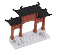 DEARMAMY Maquette Miniature de Porte Chinoise Ancienne en Plastique Modèle Micro-Paysage pour Bonsaï Décoration Aquarium Compacte Ornement de Jardin pour Aménagement Intérieur