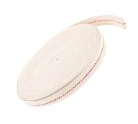 DEARMAMY Mèche Plate en Coton 100% Naturel 15 CM de Large 10 Mètres pour Lampe à Huile et Lanterne Rechange pour Brûleurs à Kérosène Camping et Survie en Extérieur