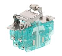 DEARMAMY Micro Interrupteur de Fin de Course Lxw22-11 Série Lxw2211, Boîtier Transparent, Levier à Roue Métallique, Plastique et Métal, Détection de Position sans Contact, pour Systèmes