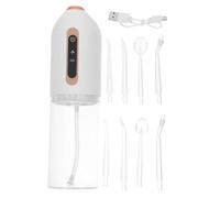 DEARMAMY Mini Water Flosser Portable Sans Rechargeable Irrigateur Buccal Électrique Étanche Soins Gencives Sensibles Nettoyeur Voyage Ajustable
