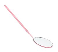 DEARMAMY Miroir des cils extension Se maquiller petit miroir à cils fouetter cils de bricolage accessoires cils miroir de cils pour lash tech miroir de maquillage Un verre rose