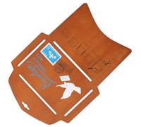 DEARMAMY Modèle Bricolage Enveloppe Bois Pochoir Créatif pour Cartes et Emballages Accessoire DIY Mariage Champêtre Gabarit Précis pour Lettres et Occasions Spéciales