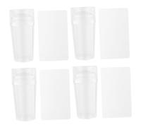 DEARMAMY Modèle De Sceau Pour Nail Art Outils Pour Ongles Kit D'Estampage UV Pour Ongles Tampon Transparent Pour Décoration D'Ongles Outils De Manucure Pour Nail Art Tampon