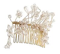 DEARMAMY Morceau De Cheveux Mariage Peigne Latéral Pour Coiffure Mariée Accessoire De Coiffure Pour Demoiselles Honneur