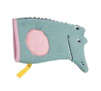 DEARMAMY Moufles De Toilette Pour Garçon Et Filles 1 Pièce En Éponge Douce Moufles De Bain Cartoon Vert Accessoires De Bain Pour Tout-petits Facile à Utiliser