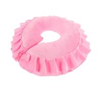 DEARMAMY Oreiller De Salon De Beauté Oreiller De Oreiller De Massage Oreiller Face Contre Terre Coussin D'allaitement Pour Dormir Oreiller De Spa Face Cachée Coton Perlé Rose