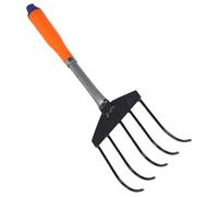 DEARMAMY Outil à Main en Acier Inoxydable pour Ramassage de Coquillages et Algues, Râteau de Plage à 5 Dents, Adapté la Pêche la Palourde Crustacés Couleur Aléatoire